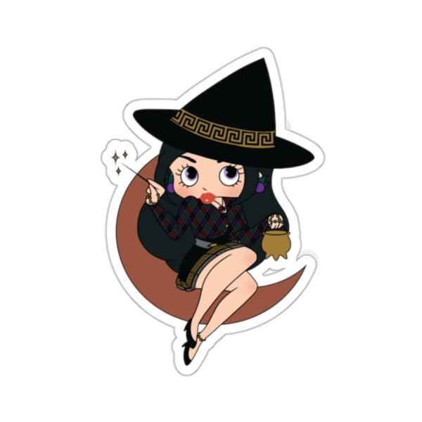 The Witchy Housewife (Betty Boop Style) Vinyl Sticker