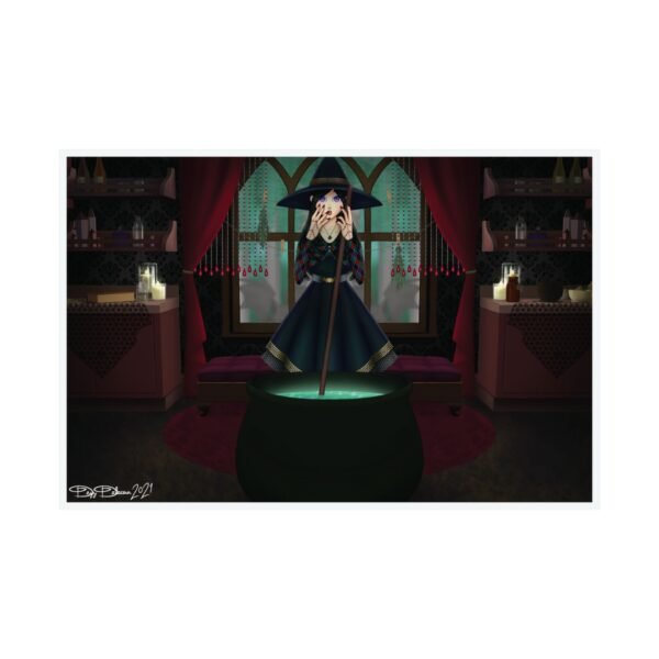 The Witchy Housewife Splash Art Print (2021)