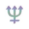 Neptune Analog Magick Transparent Vinyl Sticker - Image 5