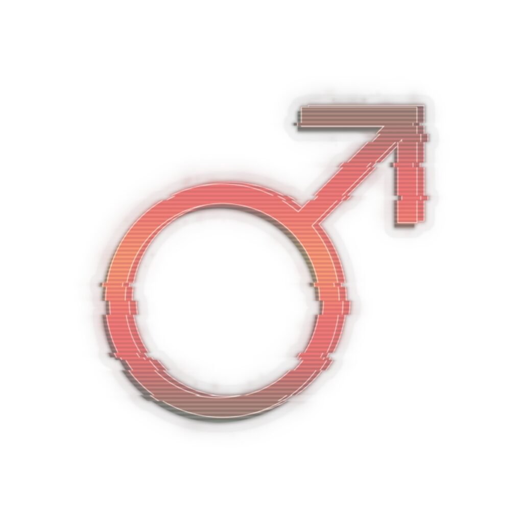 Mars Analog Magick Transparent Vinyl Sticker