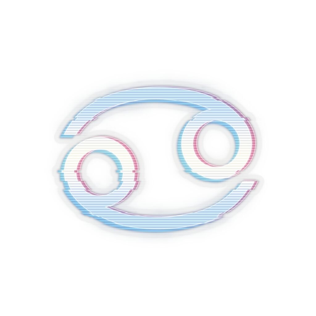 Cancer Analog Magick Transparent Vinyl Sticker