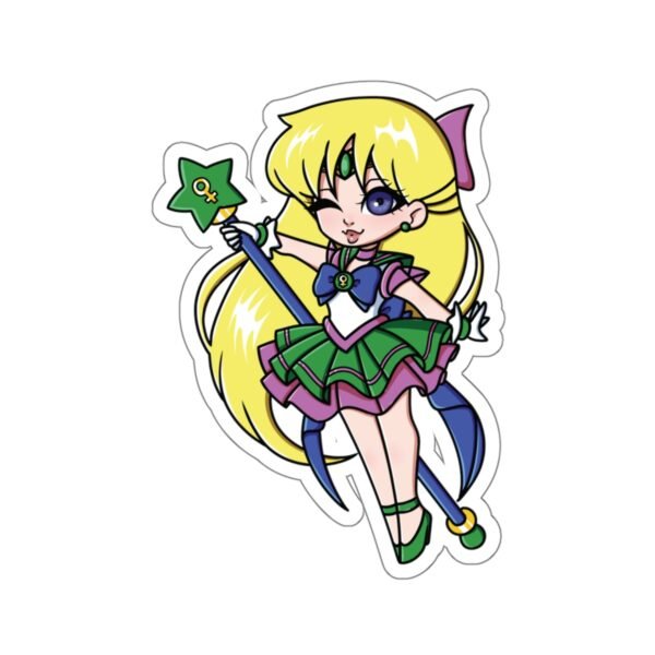 Magickal Senshi Sailor Venus Vinyl Sticker - Image 5