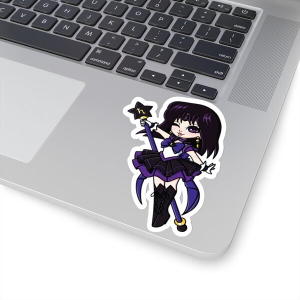 Magickal Senshi Sailor Saturn Vinyl Sticker - Image 4