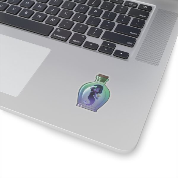 Ghosty in a Bottle Transparent Vinyl Sticker - Image 2