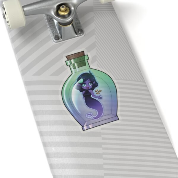 Ghosty in a Bottle Transparent Vinyl Sticker - Image 6