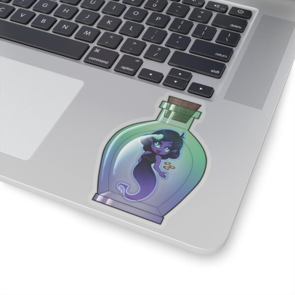 Ghosty in a Bottle Transparent Vinyl Sticker - Image 4
