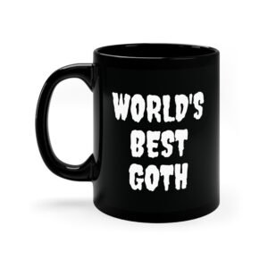 World's Best Goth Black Ceramic Mug