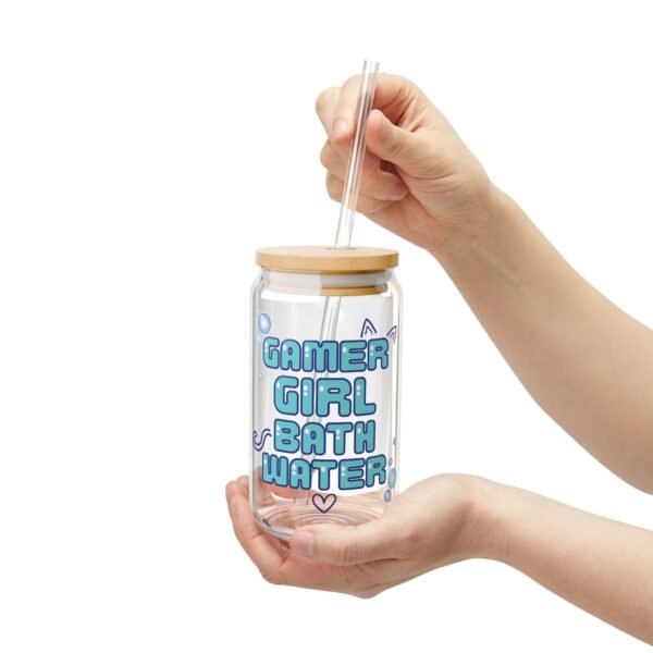 Gamer Girl Bath Water Drinking Glass - Image 2
