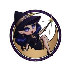 The Witchy Housewife Logo Vinyl Sticker