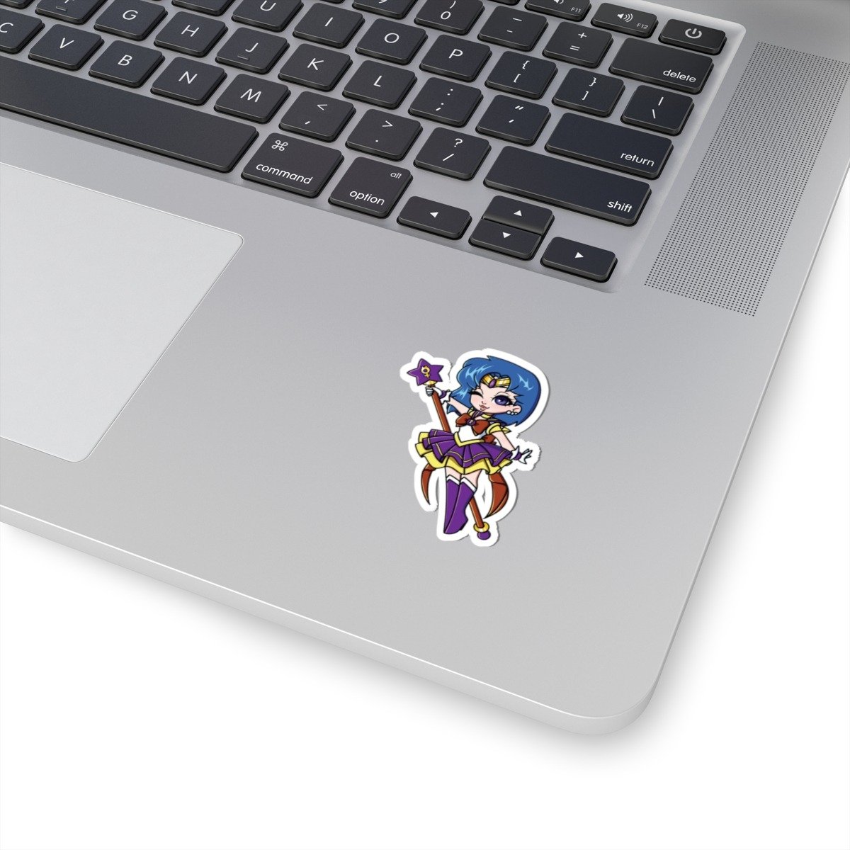 Magickal Senshi Sailor Mercury Vinyl Sticker - Image 2