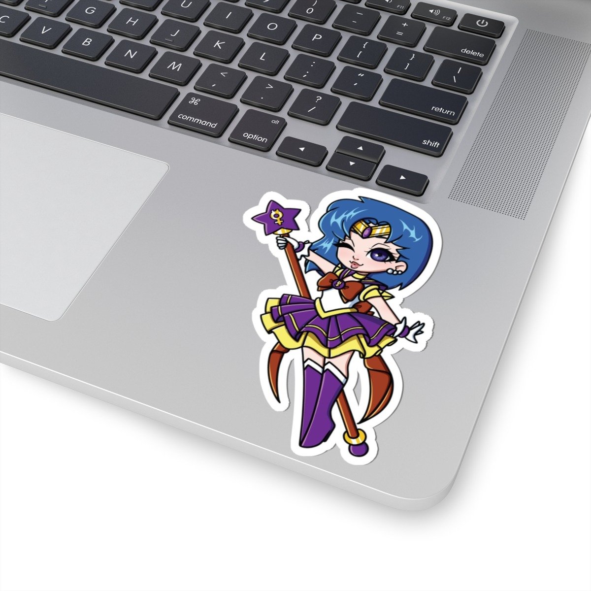 Magickal Senshi Sailor Mercury Vinyl Sticker - Image 4
