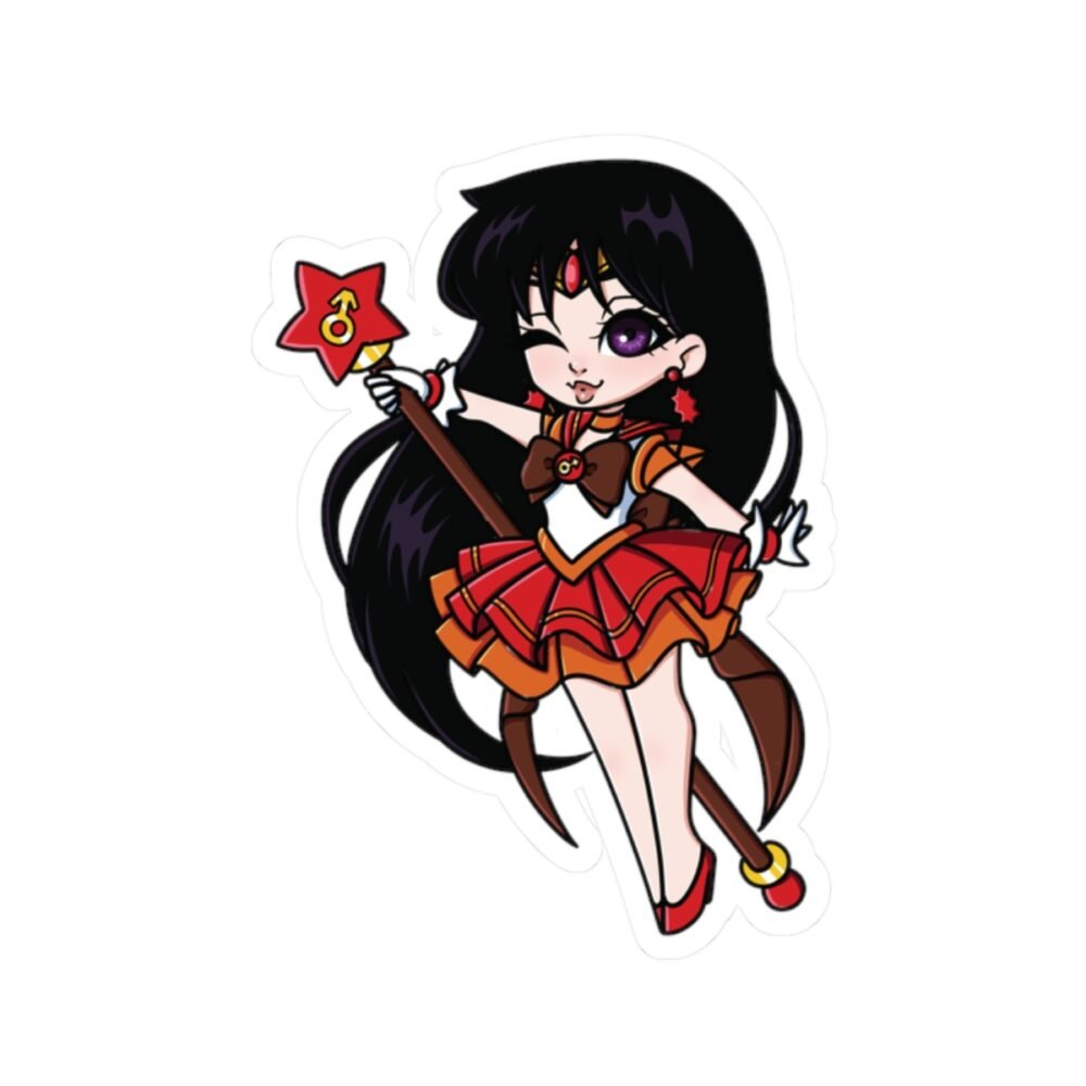 Magickal Senshi Sailor Mars Vinyl Sticker