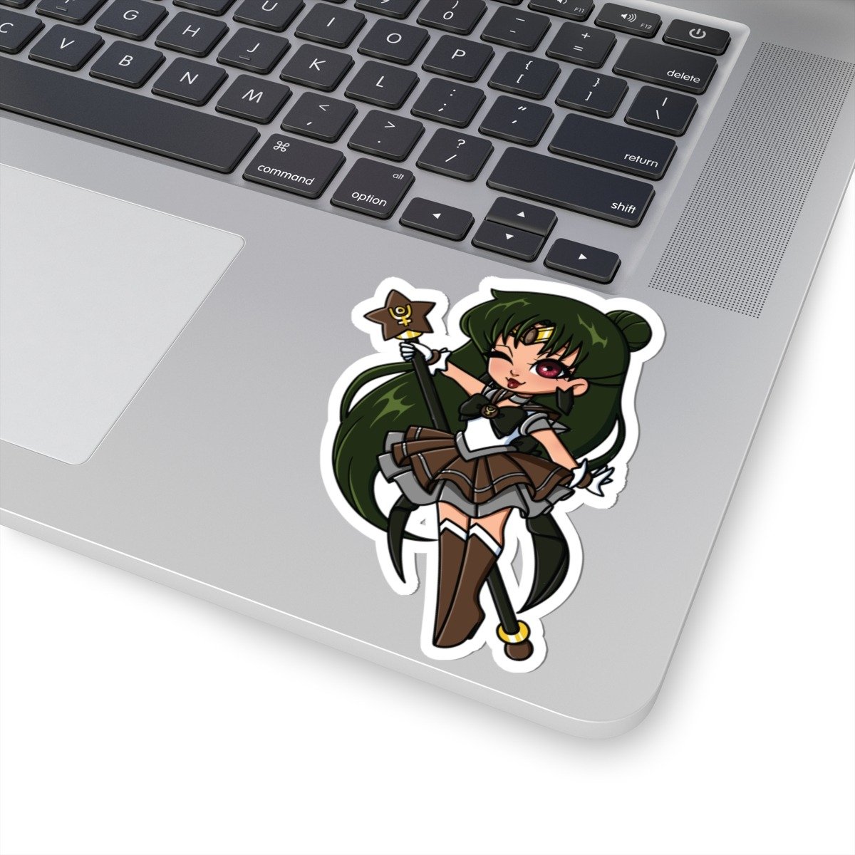 Magickal Senshi Sailor Pluto Vinyl Sticker - Image 4