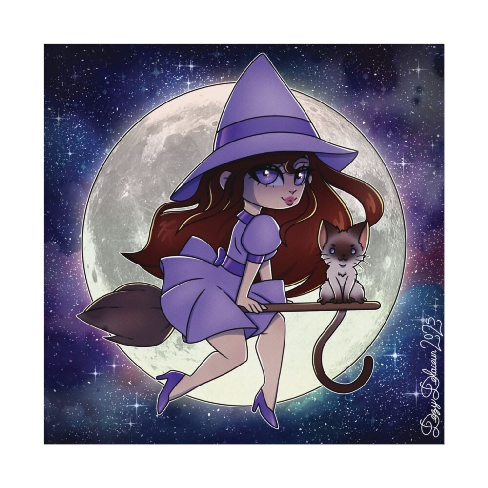 "Little Witch Nerissa" Art Print