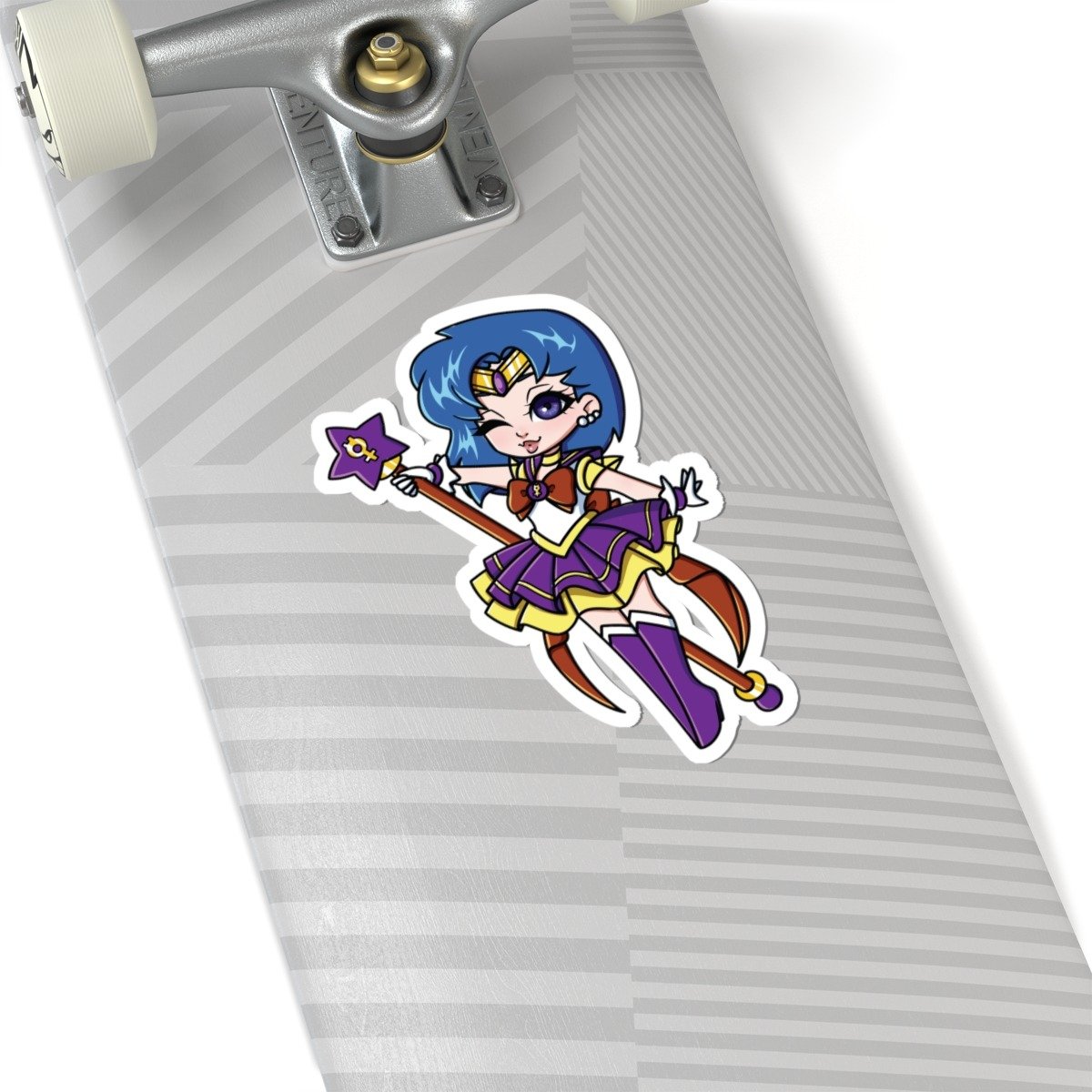 Magickal Senshi Sailor Mercury Vinyl Sticker - Image 6
